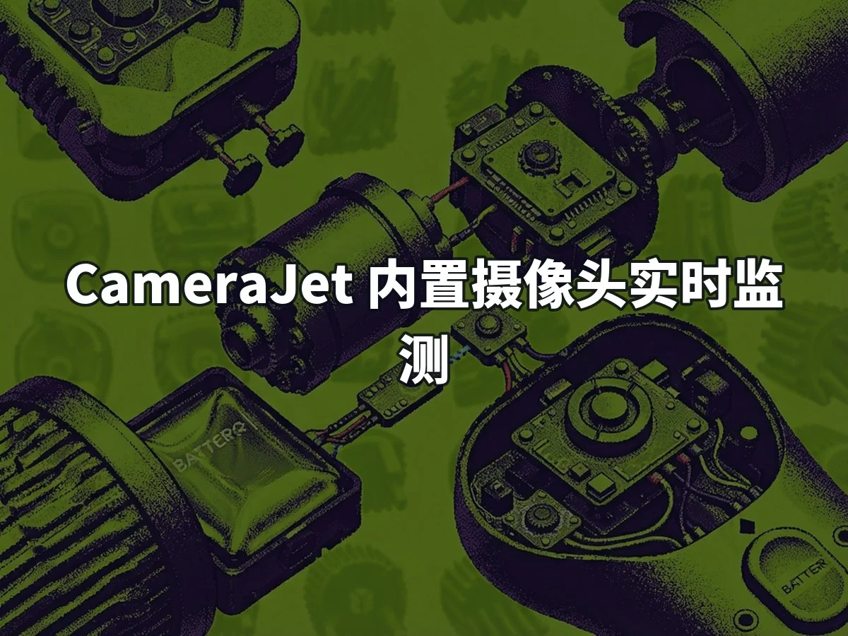 CameraJet 内置摄像头实时监测