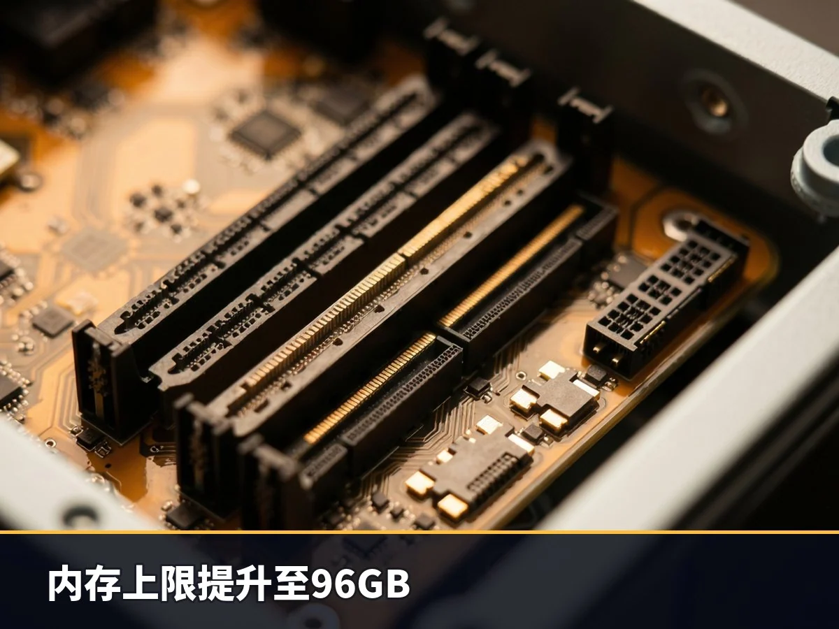 内存上限提升至96GB