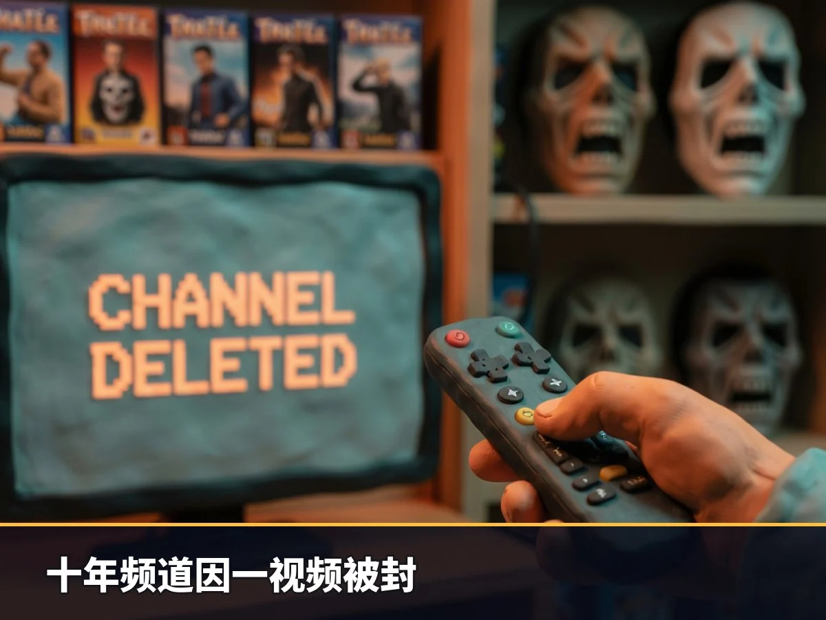 十年频道因一视频被封
