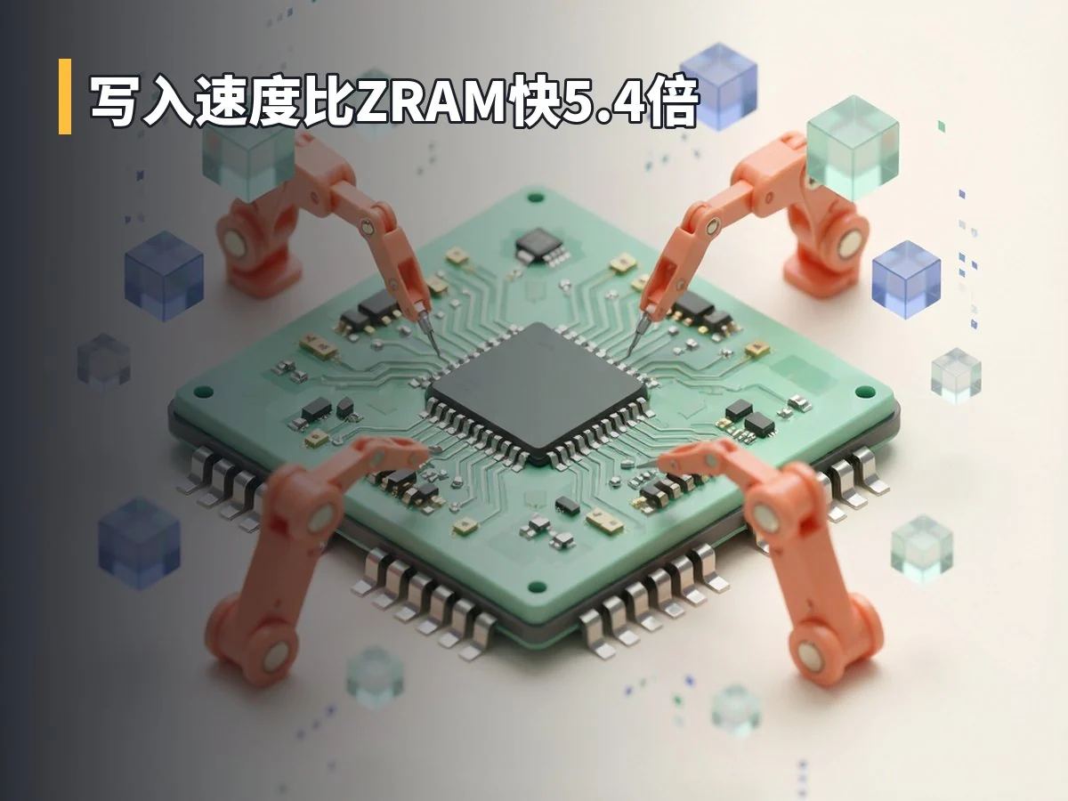 写入速度比ZRAM快5.4倍