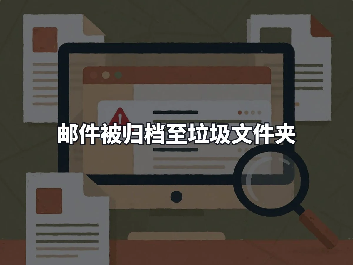 邮件被归档至垃圾文件夹