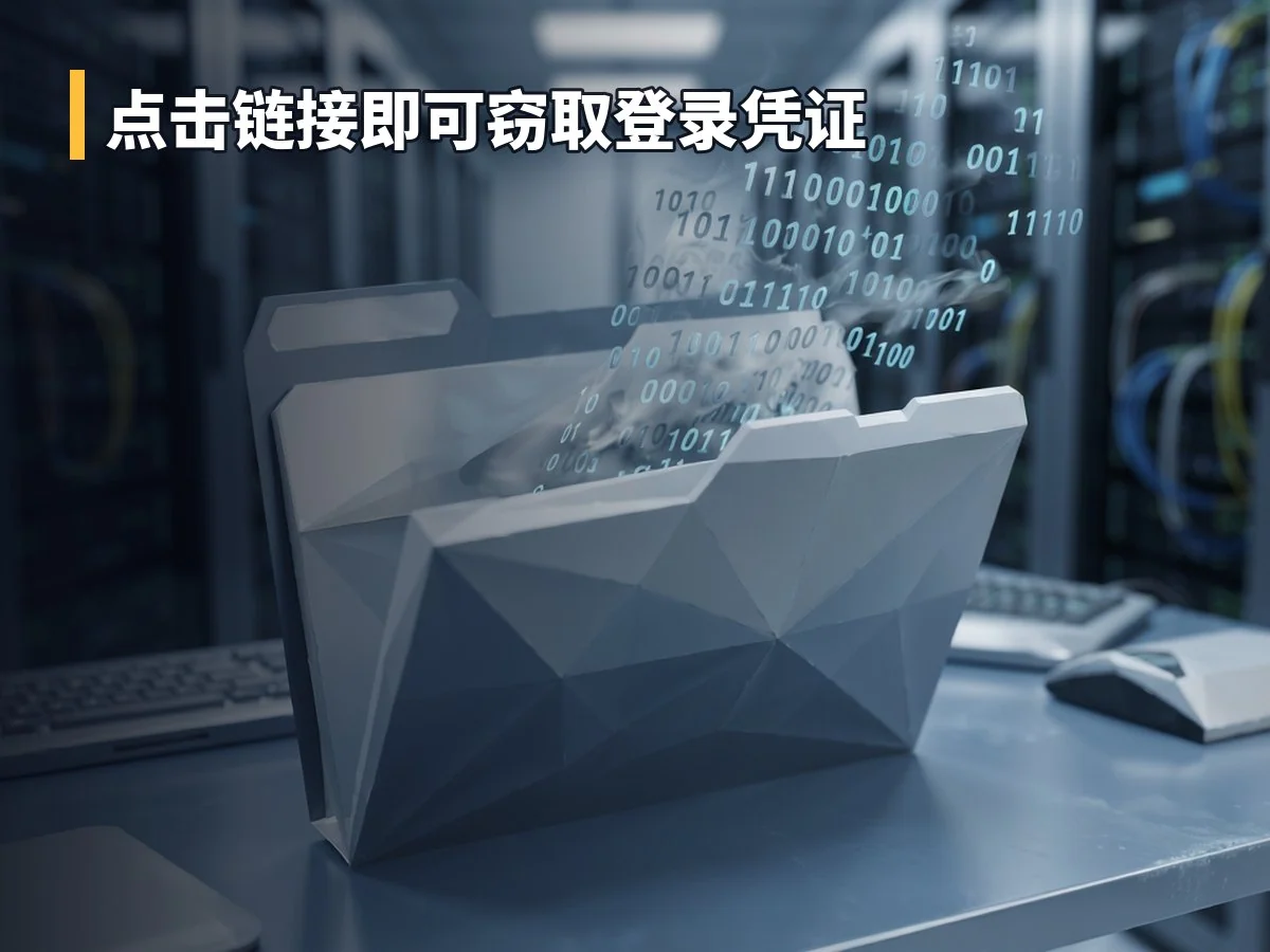 点击链接即可窃取登录凭证