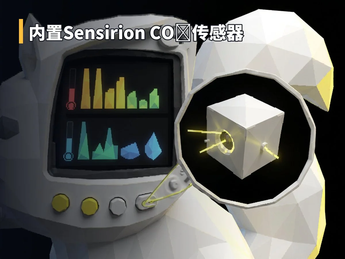 内置Sensirion CO₂传感器