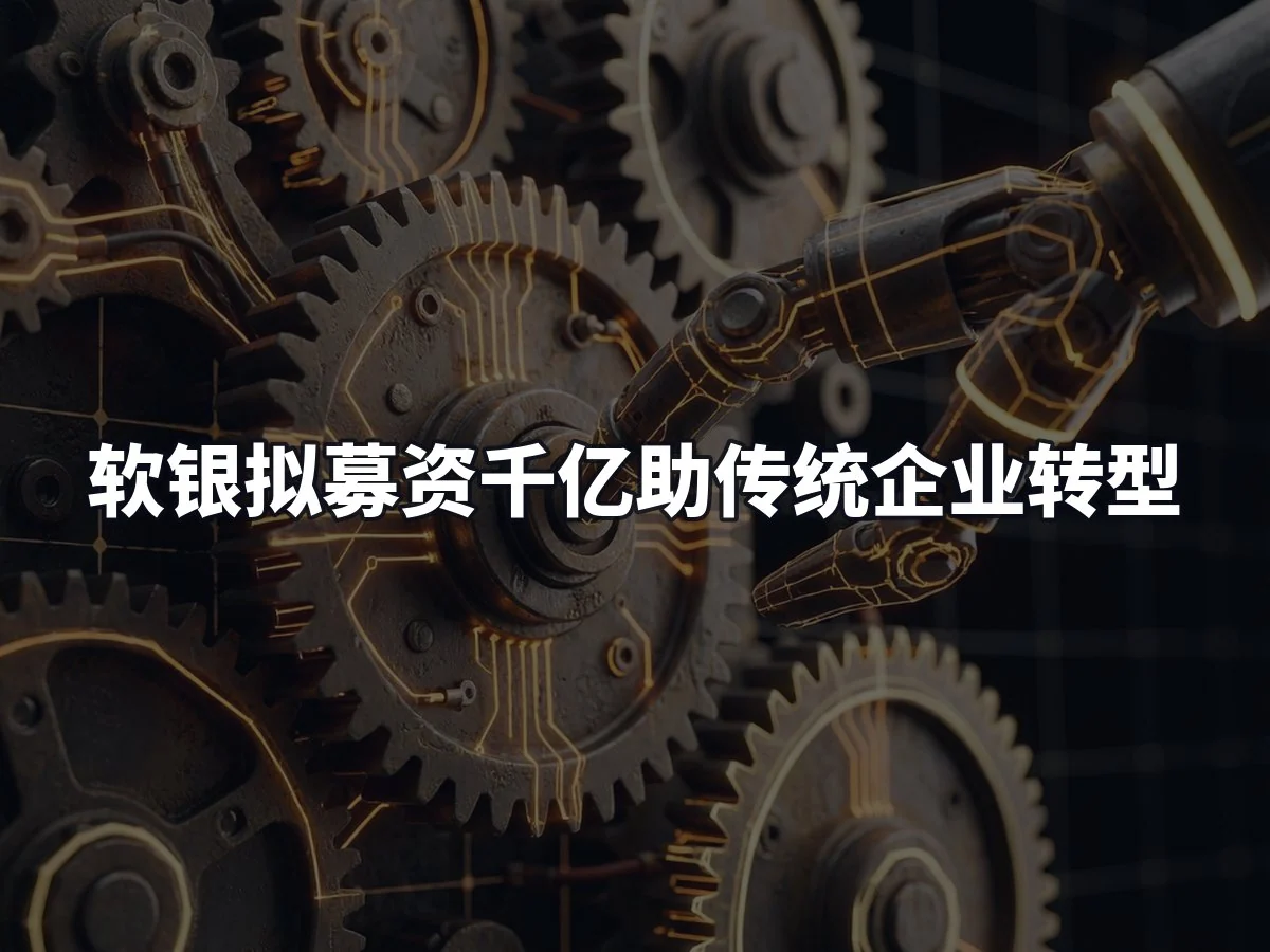 软银拟募资千亿助传统企业转型