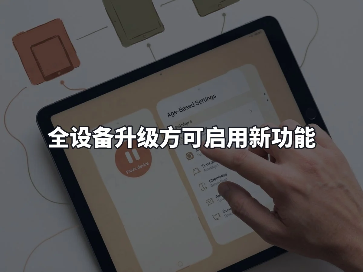全设备升级方可启用新功能
