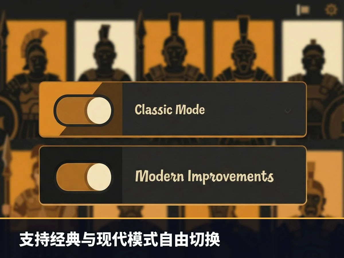 支持经典与现代模式自由切换