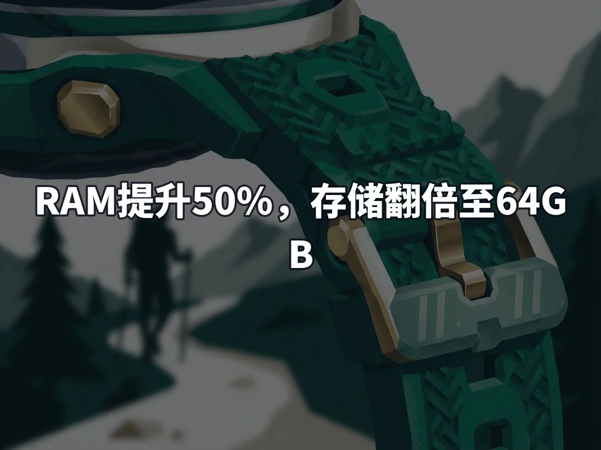 RAM提升50%,存储翻倍至64GB