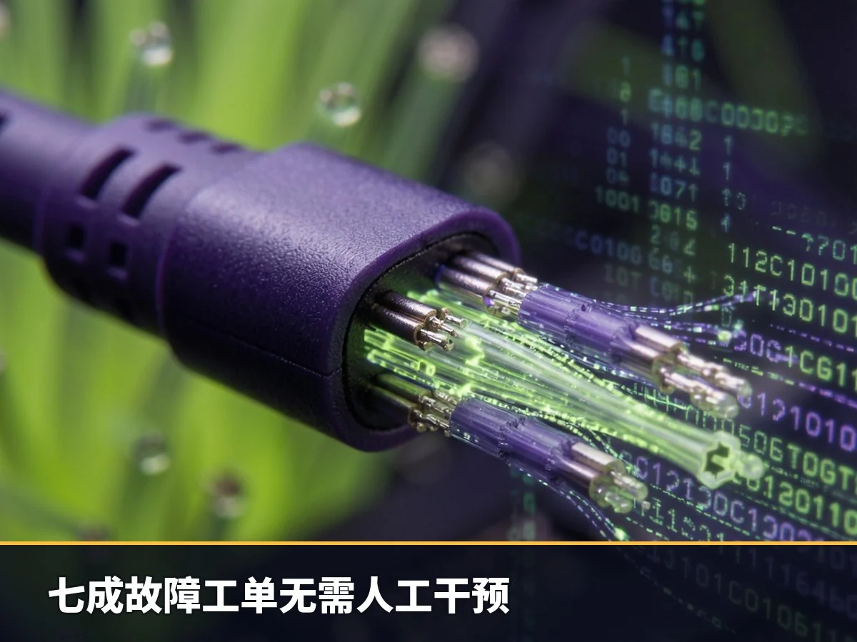 七成故障工单无需人工干预