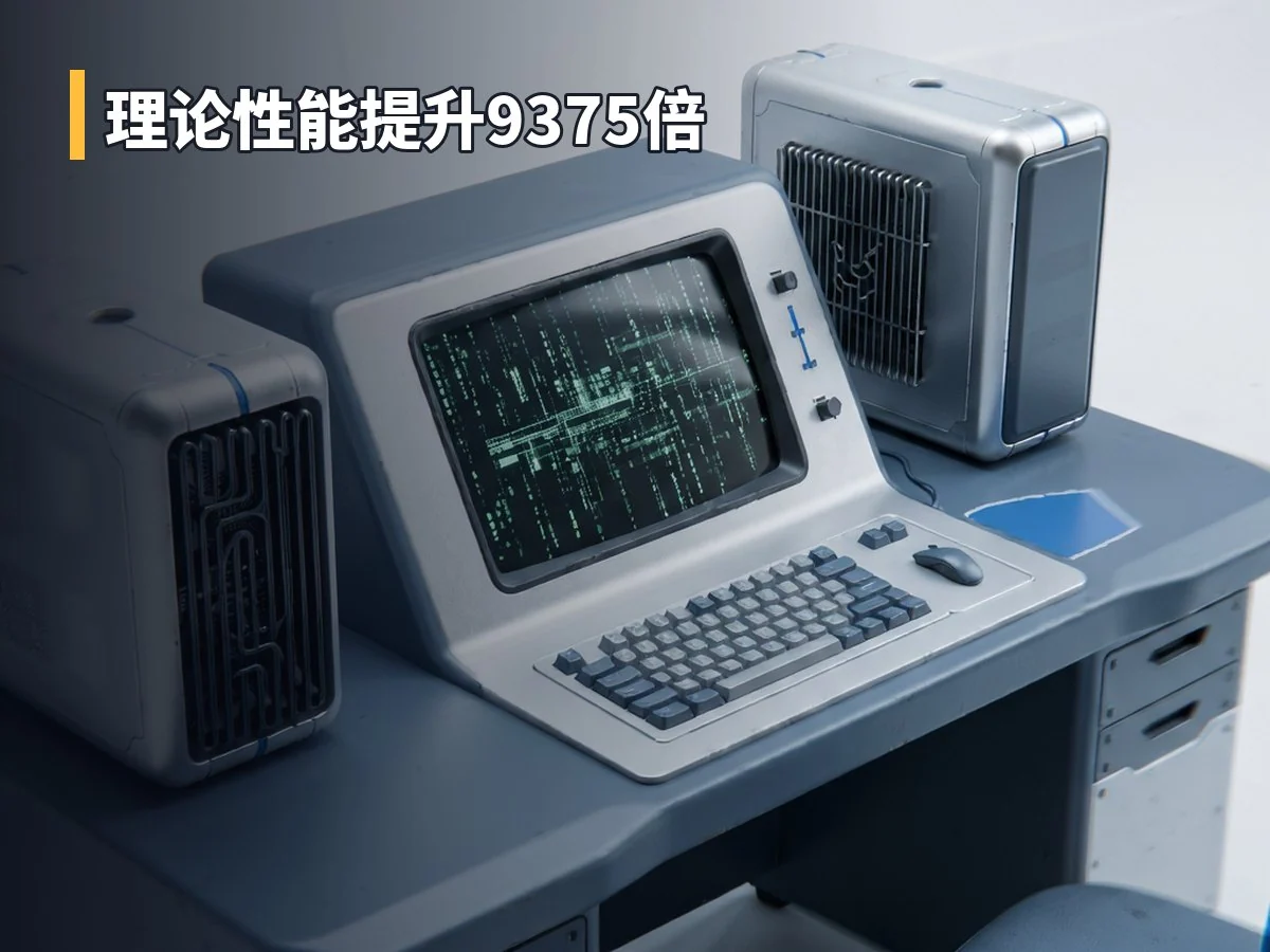 理论性能提升9375倍