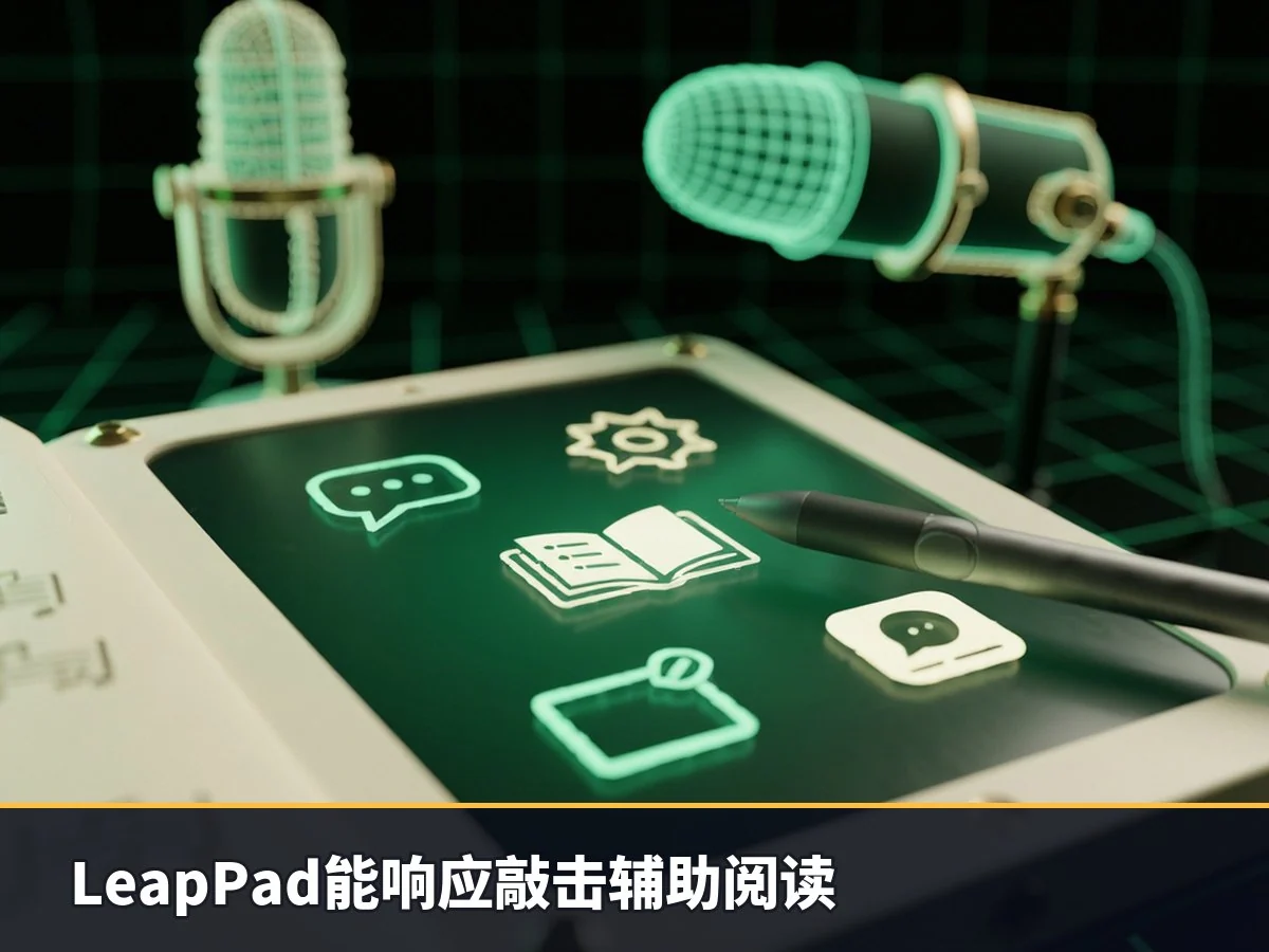 LeapPad能响应敲击辅助阅读
