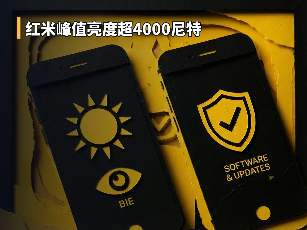 红米峰值亮度超4000尼特