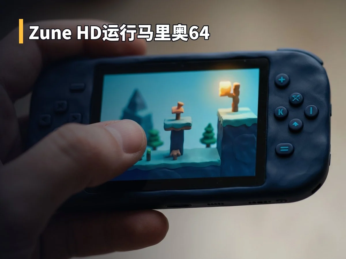 Zune HD运行马里奥64
