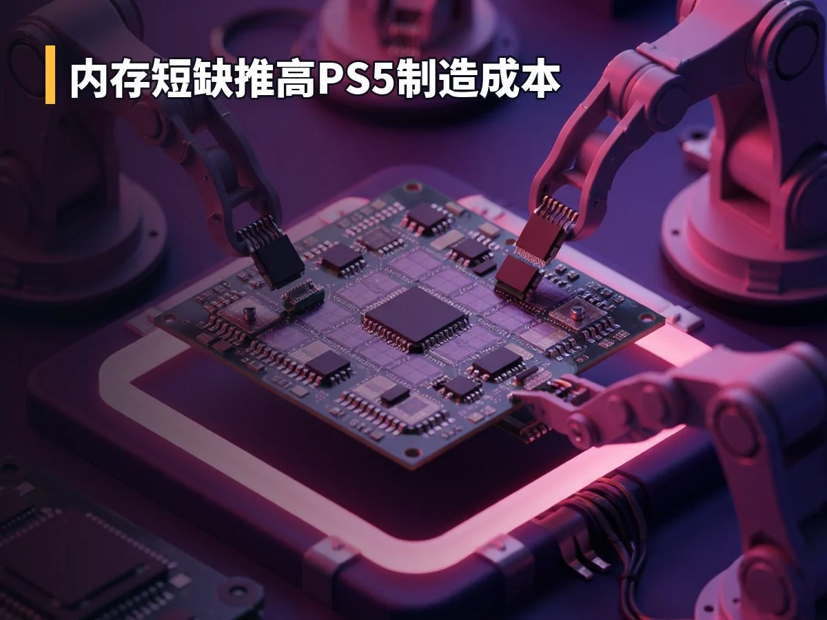 内存短缺推高PS5制造成本