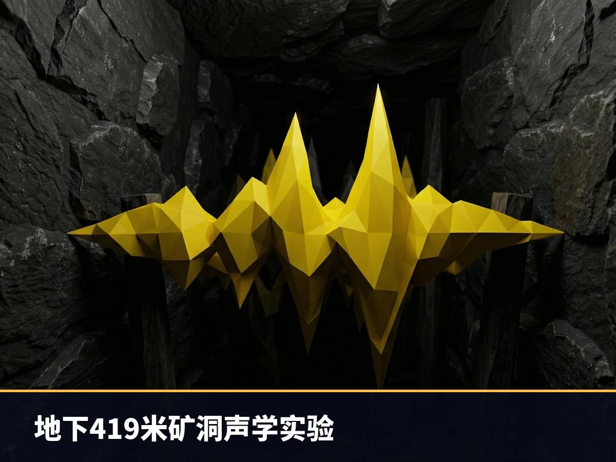 地下419米矿洞声学实验