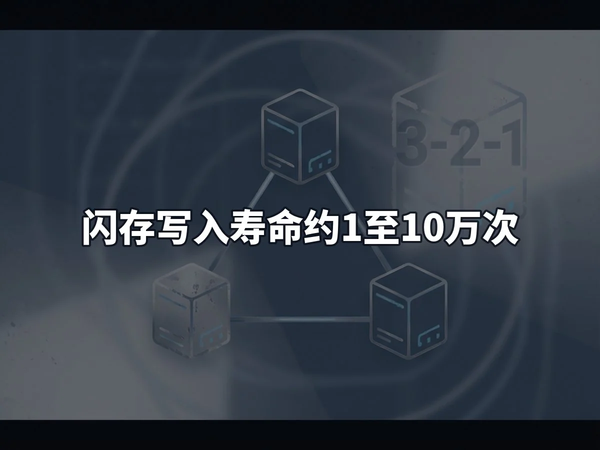 闪存写入寿命约1至10万次