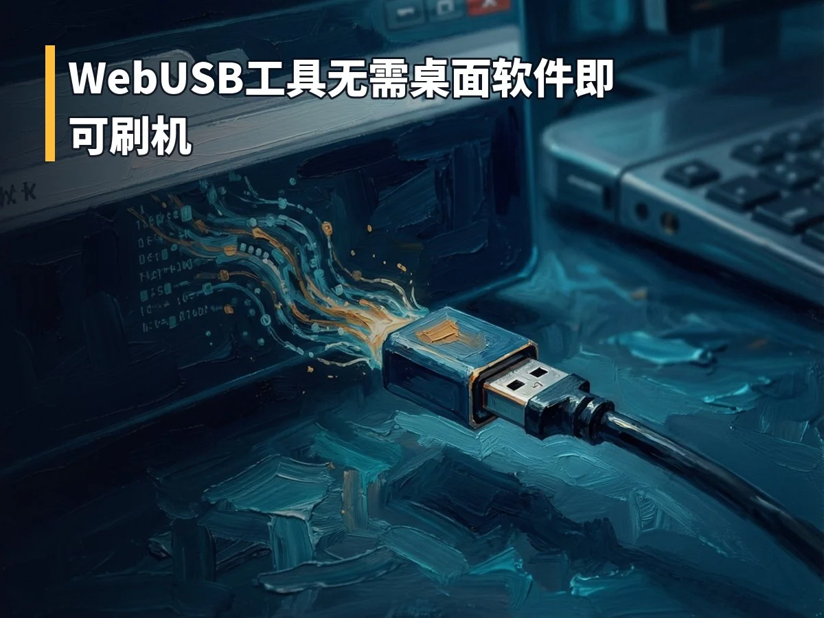 WebUSB工具无需桌面软件即可刷机