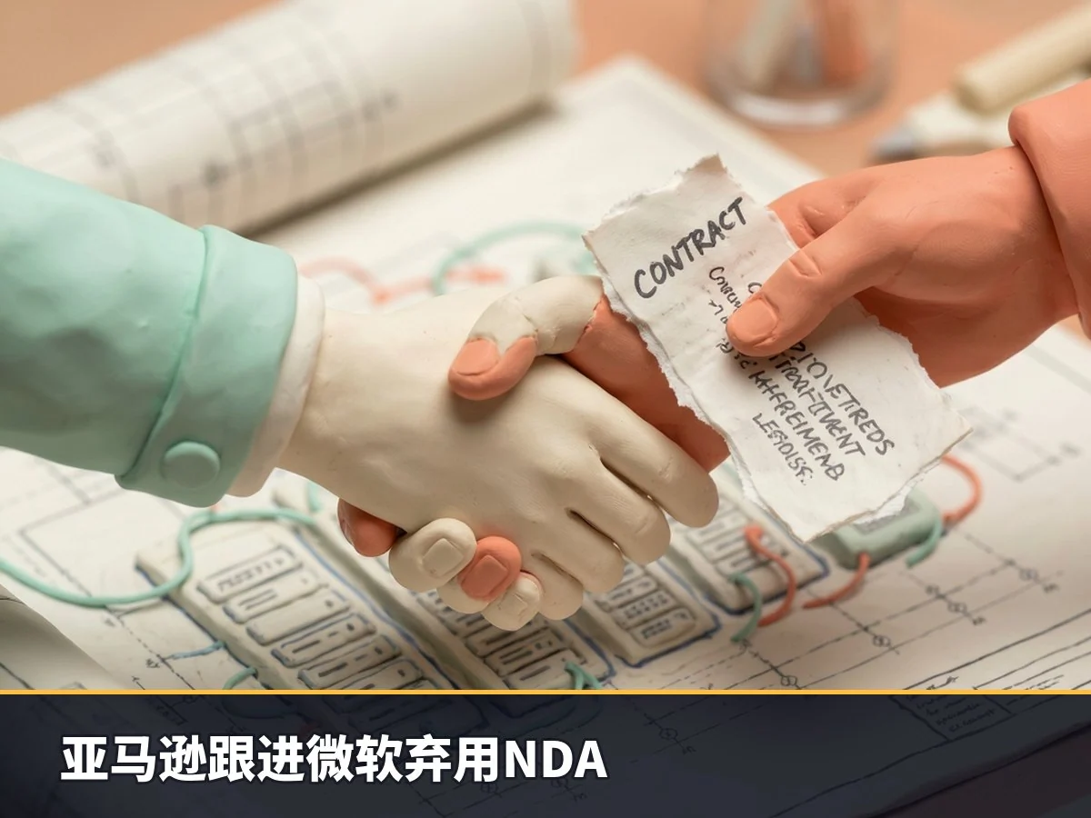 亚马逊跟进微软弃用NDA