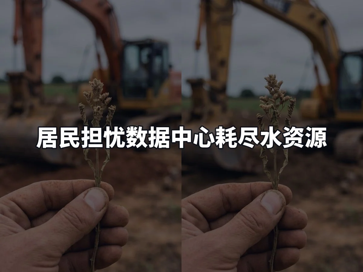 居民担忧数据中心耗尽水资源
