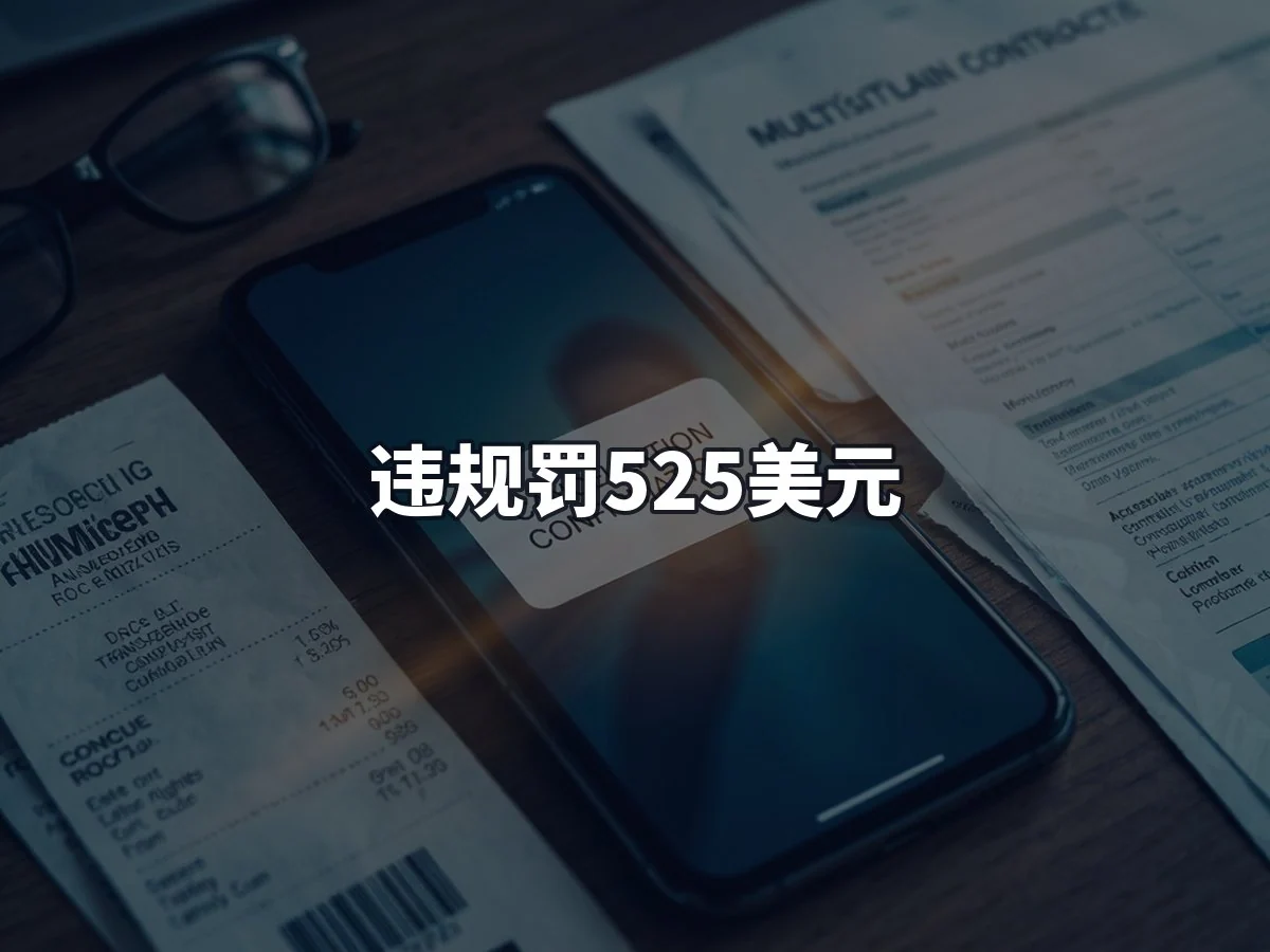 违规罚525美元