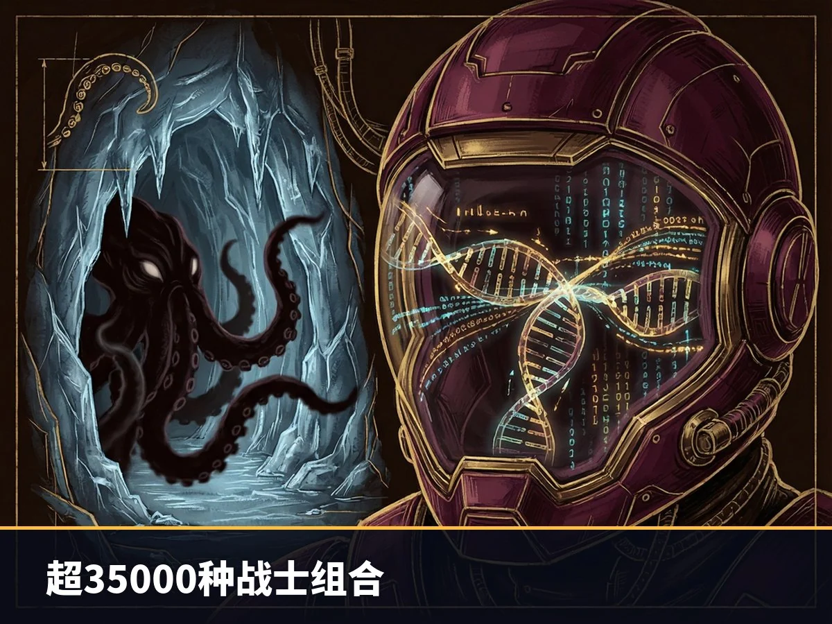 超35000种战士组合