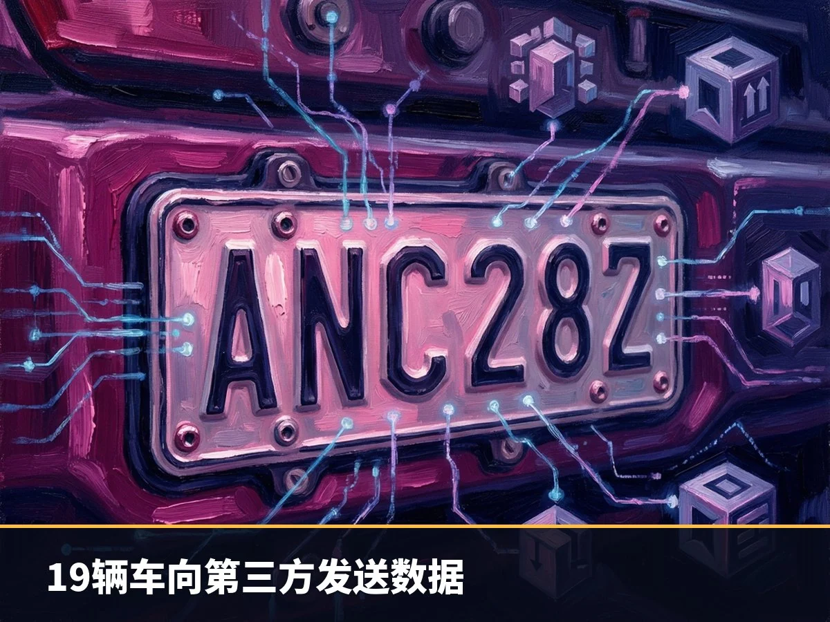 19辆车向第三方发送数据
