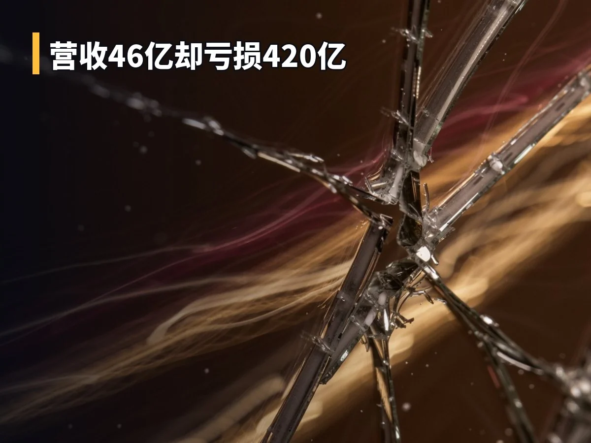 营收46亿却亏损420亿