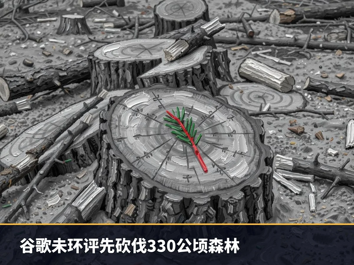 谷歌未环评先砍伐330公顷森林