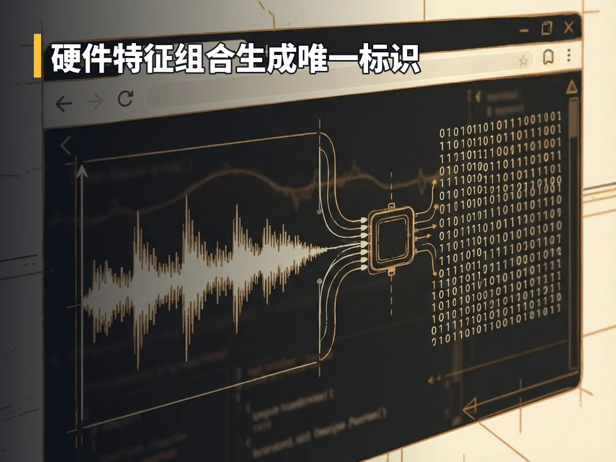 硬件特征组合生成唯一标识