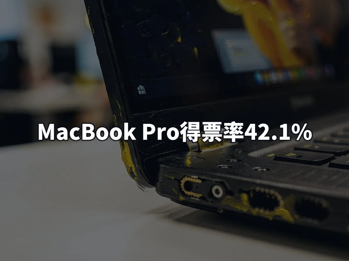 MacBook Pro得票率42.1%