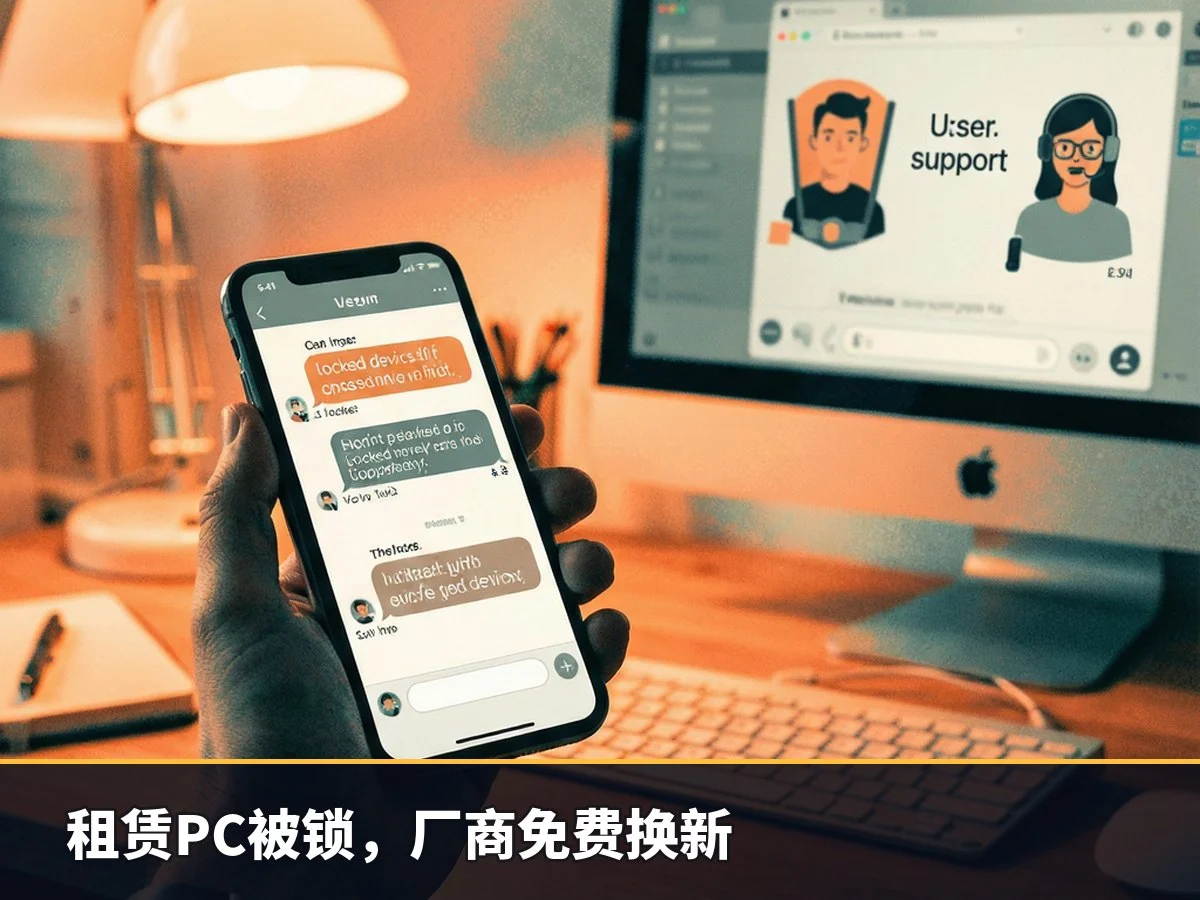 租赁PC被锁,厂商免费换新