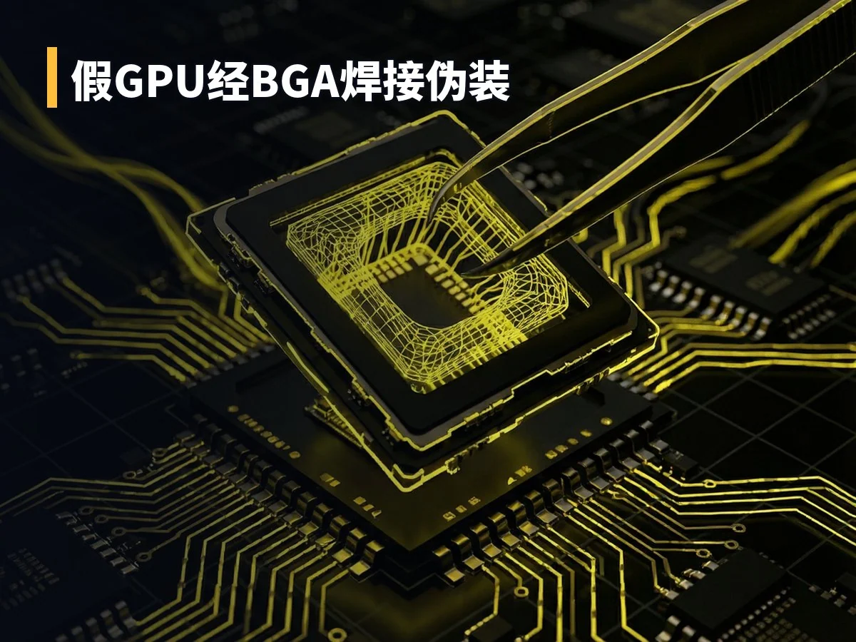 假GPU经BGA焊接伪装
