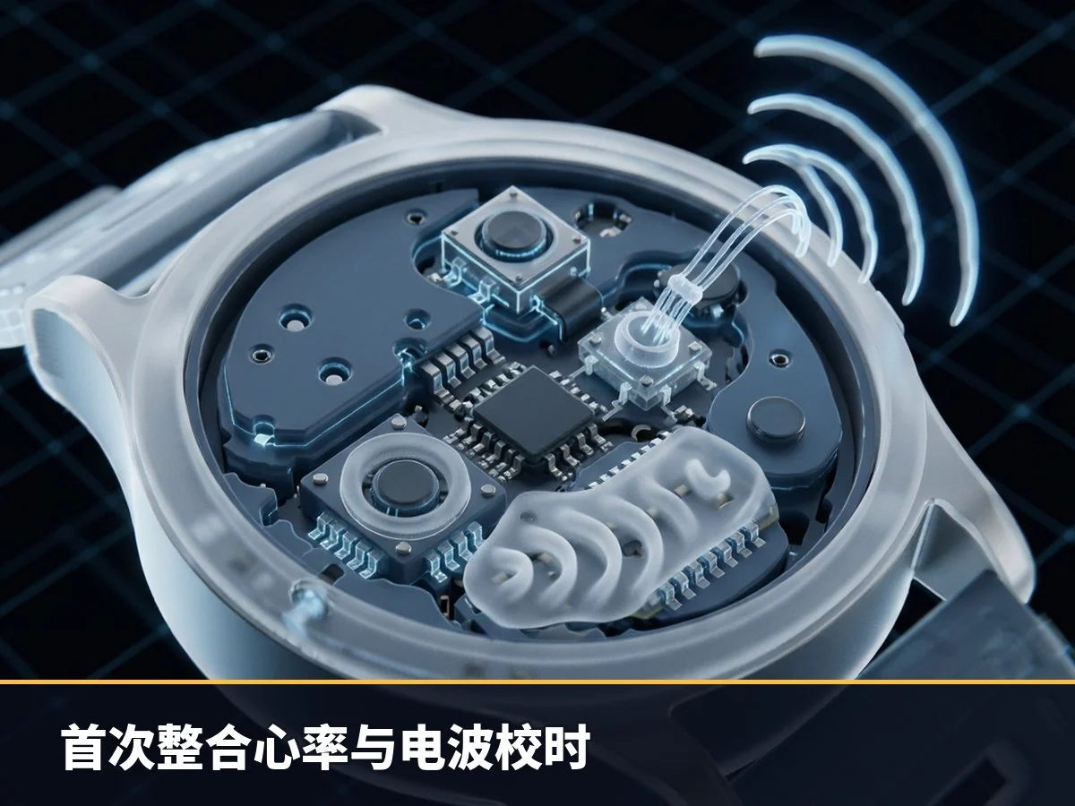 首次整合心率与电波校时