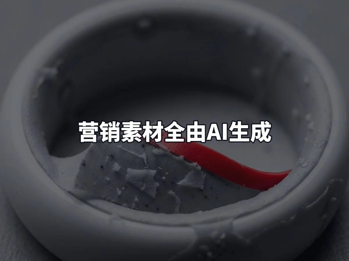 营销素材全由AI生成