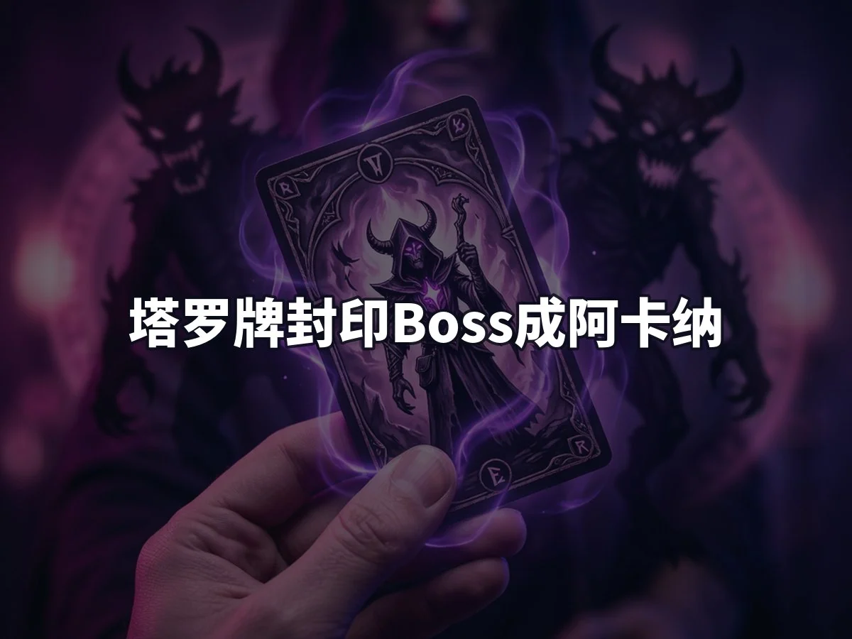塔罗牌封印Boss成阿卡纳
