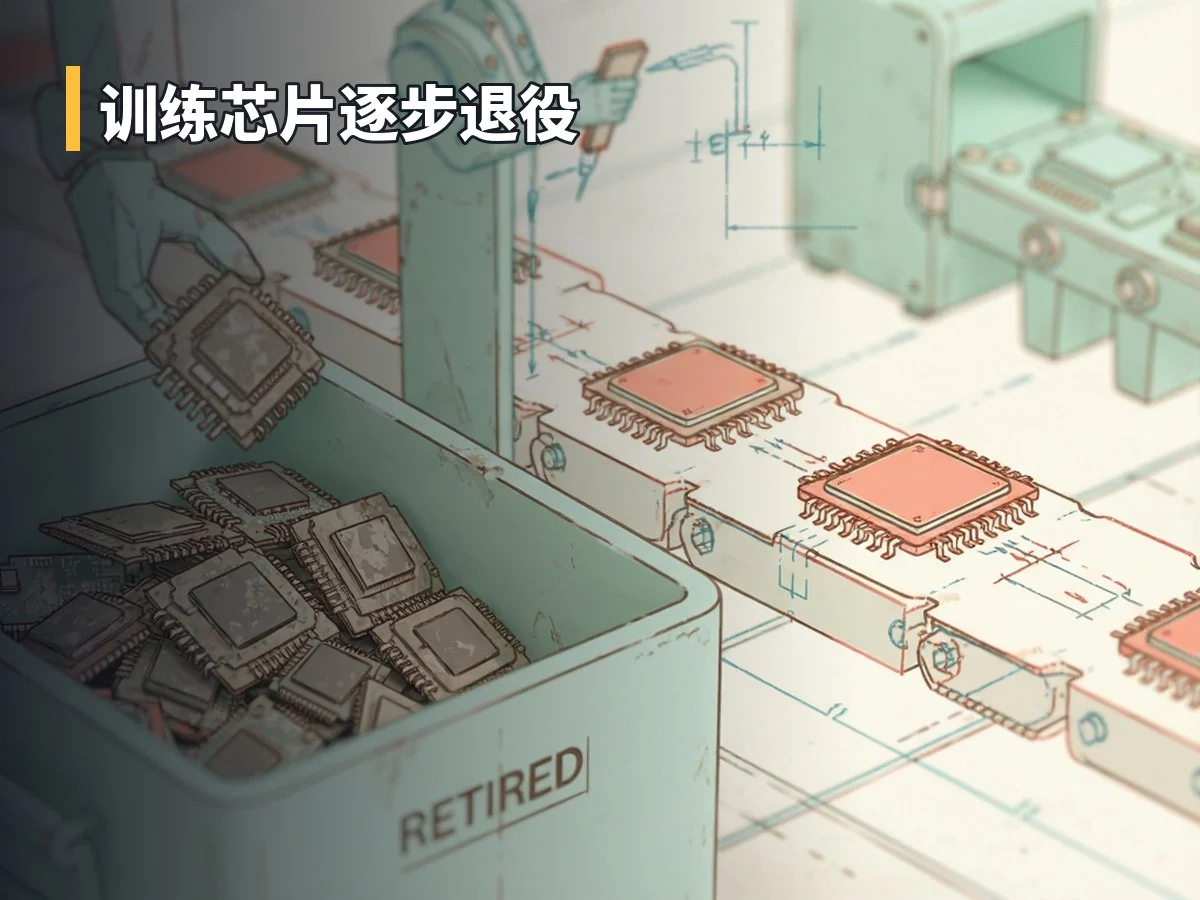 训练芯片逐步退役