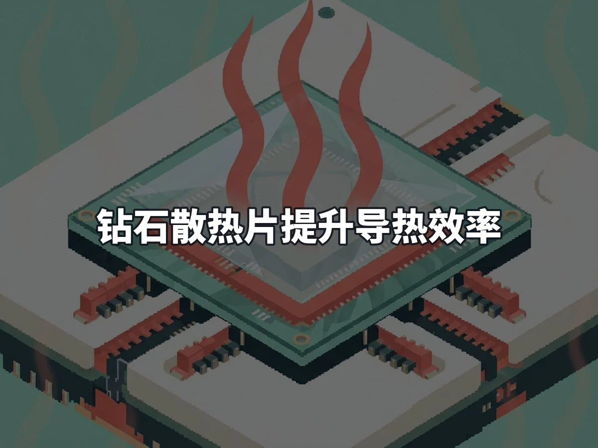钻石散热片提升导热效率