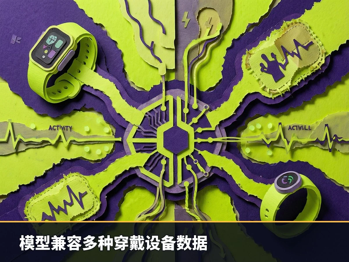 模型兼容多种穿戴设备数据