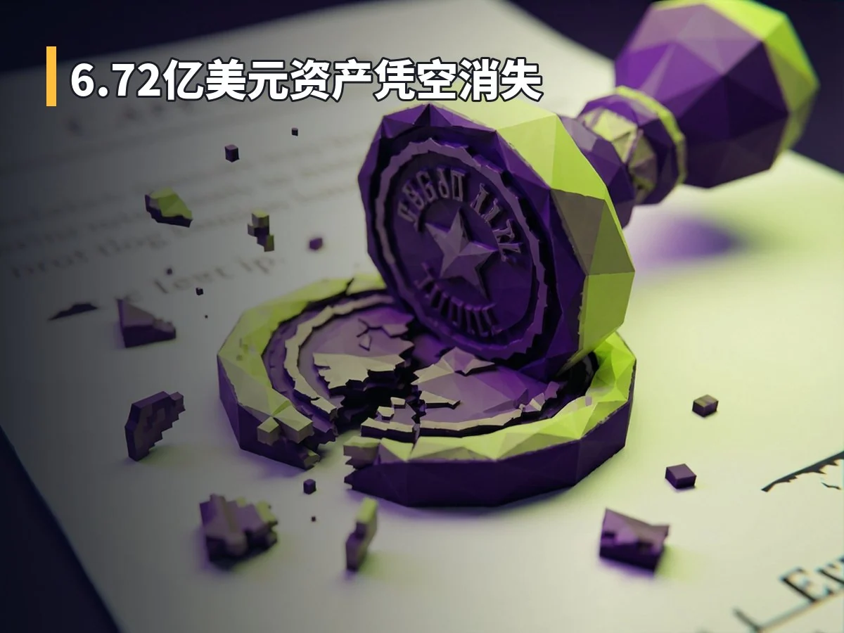 6.72亿美元资产凭空消失
