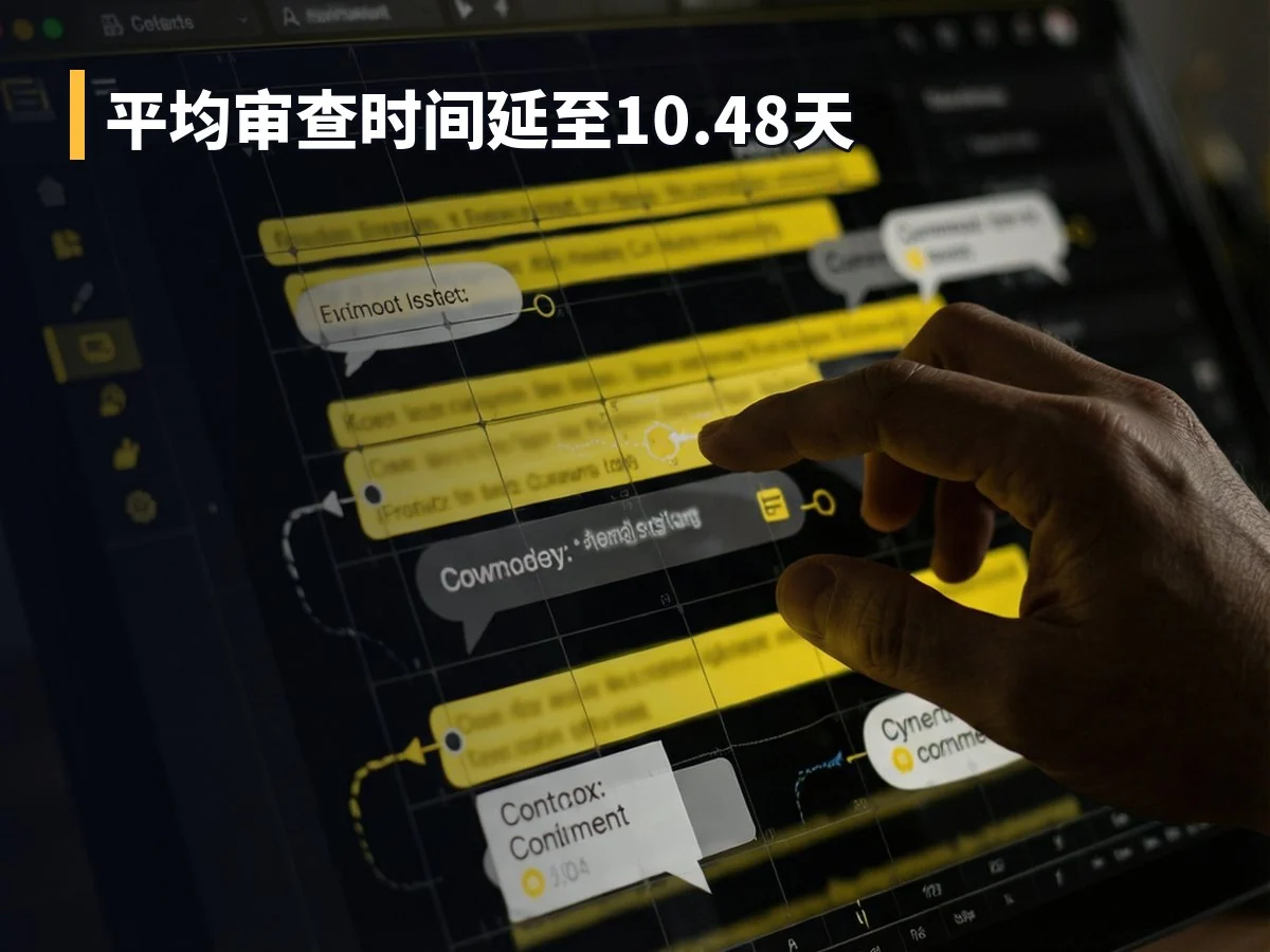 平均审查时间延至10.48天