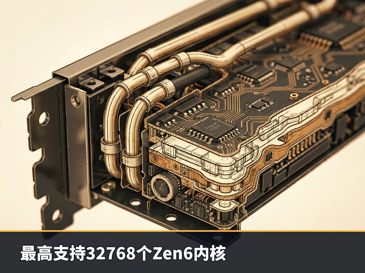 最高支持32768个Zen6内核